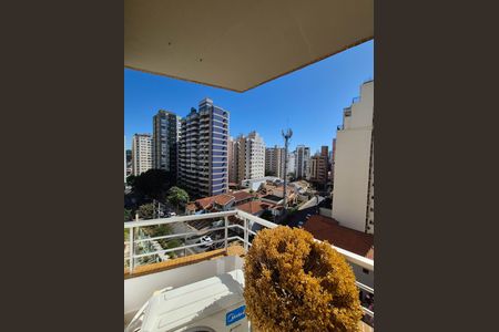 VISTA DA SACADA de apartamento à venda com 3 quartos, 88m² em Cambuí, Campinas