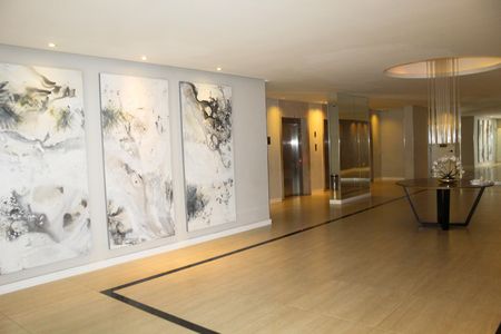 Hall de entrada de kitnet/studio para alugar com 1 quarto, 35m² em Campos Elíseos, São Paulo
