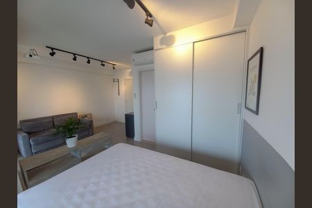 Quarto/Sala de kitnet/studio para alugar com 1 quarto, 35m² em Campos Elíseos, São Paulo