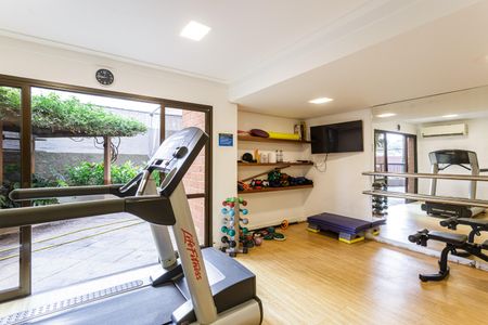 Área comum - Academia de apartamento para alugar com 2 quartos, 165m² em Itaim Bibi, São Paulo