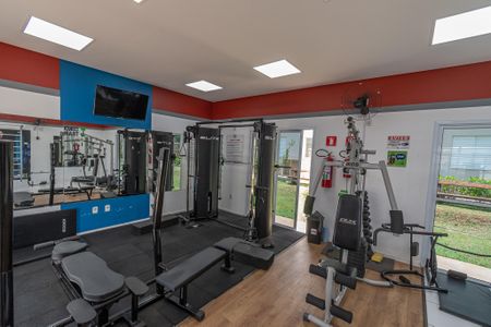 Área comum - Academia de apartamento para alugar com 2 quartos, 41m² em Jardim das Flores, Hortolândia