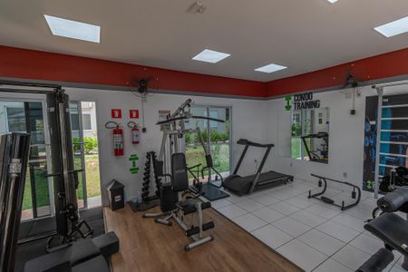 Apartamento para alugar com 41m², 2 quartos e 1 vaga Apartamento para alugar com 41m², 2 quartos e 1 vagaÁrea comum - Academia