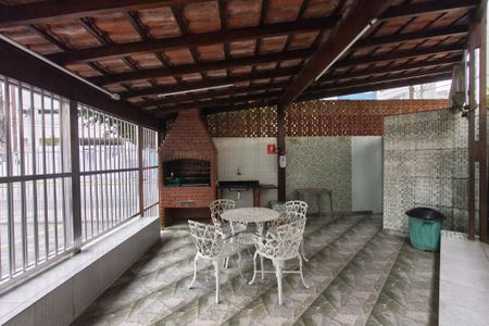Área comum - Churrasqueira de apartamento para alugar com 1 quarto, 45m² em Guilhermina, Praia Grande