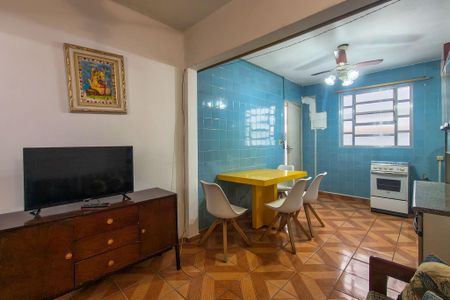 Sala de apartamento para alugar com 1 quarto, 45m² em Guilhermina, Praia Grande