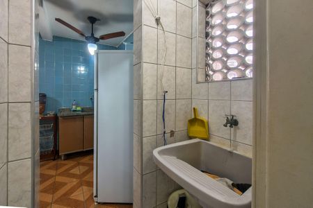 Área de Serviço de apartamento para alugar com 1 quarto, 45m² em Guilhermina, Praia Grande