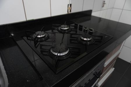 Cozinha de apartamento para alugar com 2 quartos, 42m² em Jardim Terramérica Ii, Americana