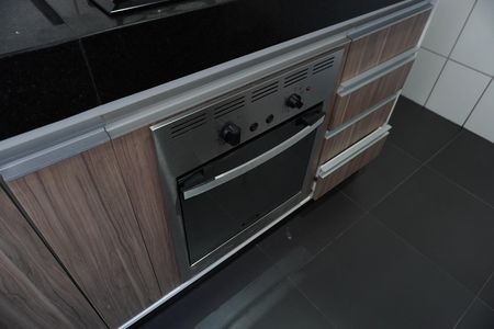 Cozinha de apartamento para alugar com 2 quartos, 42m² em Jardim Terramérica Ii, Americana