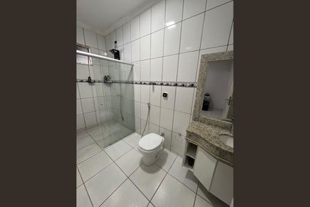Banheiro social de casa para alugar com 4 quartos, 140m² em Tubalina, Uberlândia