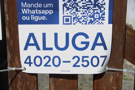 Casa para alugar com 50m², 1 quarto e 1 vaga Casa para alugar com 50m², 1 quarto e 1 vagaPlaca