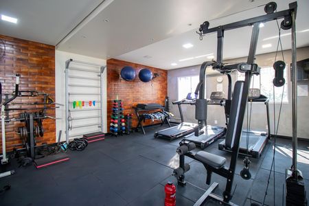 Apartamento para alugar com 42m², 1 quarto e 1 vaga Apartamento para alugar com 42m², 1 quarto e 1 vagaÁrea comum - Academia