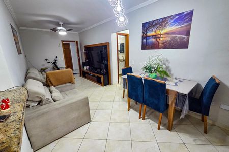 Sala de apartamento para alugar com 2 quartos, 94m² em Maracanã, Praia Grande