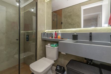 Banheiro  de apartamento à venda com 2 quartos, 52m² em Chácara Bela Vista, Sumaré