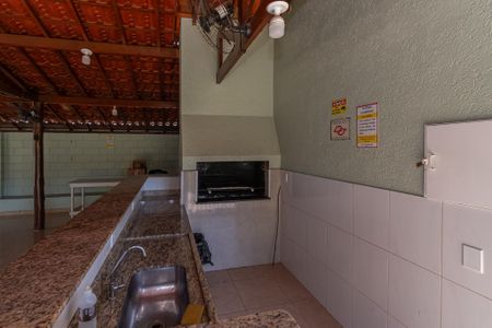 Área comum - Churrasqueira de casa de condomínio para alugar com 2 quartos, 67m² em Jardim Morumbi (nova Veneza), Sumaré