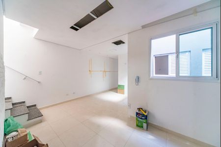 Sala de apartamento à venda com 2 quartos, 98m² em Vila Alzira, Santo André