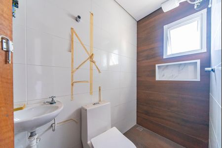 Banheiro de apartamento à venda com 2 quartos, 98m² em Vila Alzira, Santo André