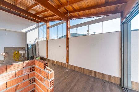Cozinha e Área de Serviço de apartamento à venda com 2 quartos, 98m² em Vila Alzira, Santo André