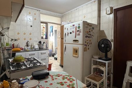 Cozinha de apartamento para alugar com 2 quartos, 97m² em Gonzaga, Santos
