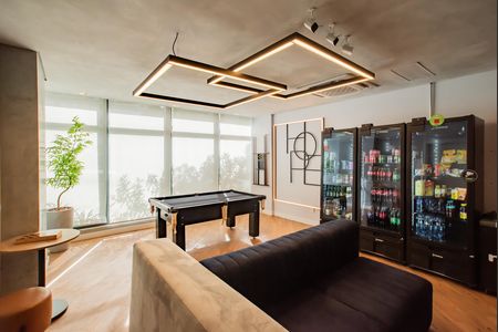 Apartamento para alugar com 28m², 1 quarto e sem vaga Apartamento para alugar com 28m², 1 quarto e sem vagaÁrea comum - Salão de jogos/Mini mercado
