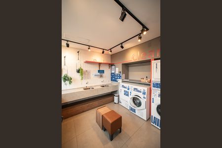 Apartamento para alugar com 28m², 1 quarto e sem vaga Apartamento para alugar com 28m², 1 quarto e sem vagaÁrea comum - Lavanderia