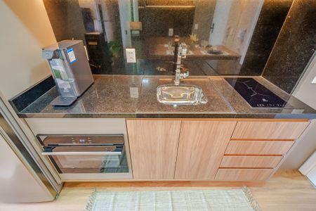 Cozinha de kitnet/studio à venda com 1 quarto, 25m² em Butantã, São Paulo