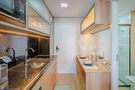 Cozinha de kitnet/studio à venda com 1 quarto, 25m² em Butantã, São Paulo