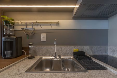 Studio para alugar com 30m², 1 quarto e sem vaga Studio para alugar com 30m², 1 quarto e sem vagaCozinha