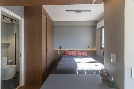 Studio para alugar com 30m², 1 quarto e sem vaga Studio para alugar com 30m², 1 quarto e sem vagaQuarto