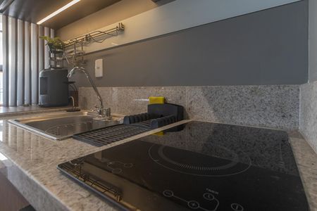 Studio para alugar com 30m², 1 quarto e sem vaga Studio para alugar com 30m², 1 quarto e sem vagaCozinha