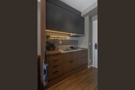 Studio para alugar com 30m², 1 quarto e sem vaga Studio para alugar com 30m², 1 quarto e sem vagaCozinha