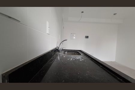 Cozinha de apartamento à venda com 2 quartos, 49m² em Jardim, Santo André