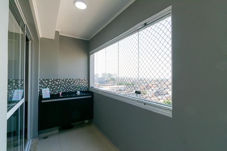 Varanda da Sala de apartamento à venda com 2 quartos, 56m² em Jardim Colorado, São Paulo