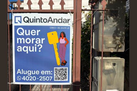 Placa de kitnet/studio para alugar com 1 quarto, 30m² em Morada do Vale Iii, Gravataí
