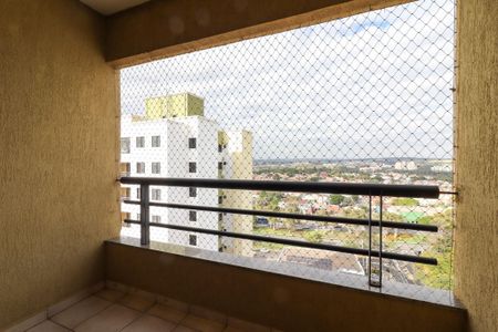 Varanda da Sala de apartamento para alugar com 3 quartos, 82m² em Mansões Santo Antônio, Campinas