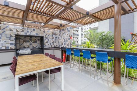 Área comum - Churrasqueira de apartamento para alugar com 2 quartos, 75m² em Indianópolis, São Paulo