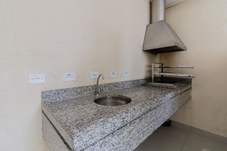 Área comum - Churrasqueira de apartamento para alugar com 2 quartos, 55m² em Jardim Cristiane, Santo André