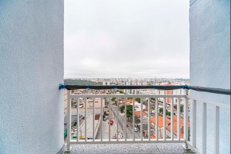 Varanda da Sala de apartamento para alugar com 2 quartos, 55m² em Jardim Cristiane, Santo André