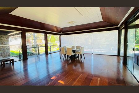 Sala de jantar de casa de condomínio para alugar com 5 quartos, 5000m² em Vila Santo Antonio de Carapicuiba, Cotia