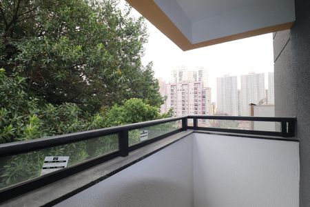 Varanda Quarto 1 suíte de apartamento à venda com 2 quartos, 49m² em Jardim, Santo André