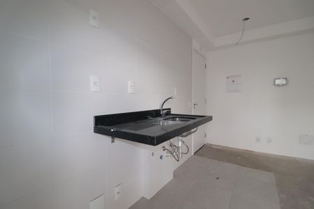 Cozinha de apartamento à venda com 2 quartos, 49m² em Jardim, Santo André