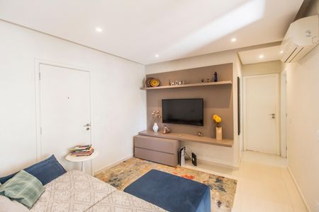 Sala  de apartamento para alugar com 2 quartos, 79m² em Empresarial 18 do Forte, Barueri