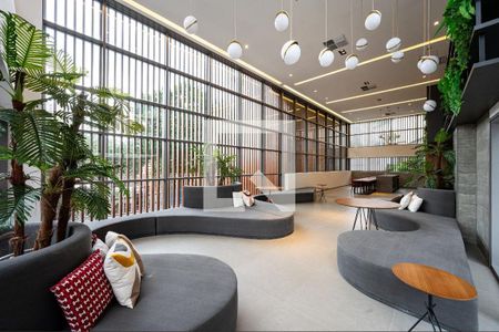 Studio para alugar com 21m², 0 quarto e sem vaga Studio para alugar com 21m², 0 quarto e sem vagaÁrea comum - Salão de festas