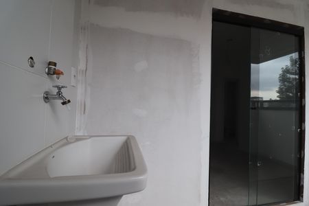 Área de Serviço de apartamento à venda com 2 quartos, 49m² em Jardim, Santo André