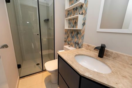 Apartamento para alugar com 65m², 2 quartos e 1 vaga Apartamento para alugar com 65m², 2 quartos e 1 vagaBANHEIRO QUARTO Nº 2 - SUITE