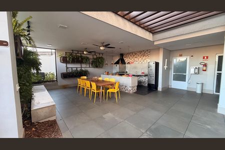 Área comum - Churrasqueira de apartamento à venda com 3 quartos, 76m² em Setor Coimbra, Goiânia