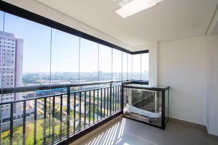 Varanda gourmet de apartamento para alugar com 3 quartos, 88m² em Campestre, Santo André