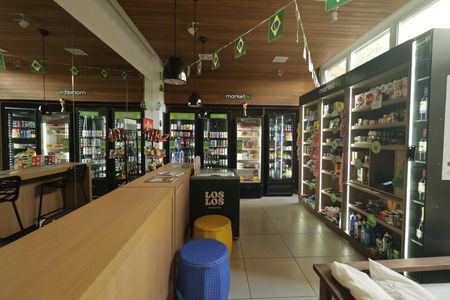 Área comum - Mercado de apartamento para alugar com 1 quarto, 28m² em Aclimação, São Paulo