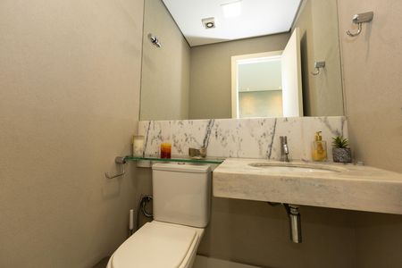 Apartamento à venda com 57m², 1 quarto e 2 vagas Apartamento à venda com 57m², 1 quarto e 2 vagasLavabo da Sala de TV