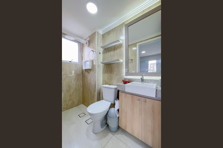 Banheiro da Suíte de casa de condomínio à venda com 2 quartos, 54m² em Novo Osasco, Osasco