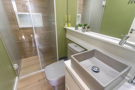 Banheiro  de apartamento à venda com 1 quarto, 77m² em Centro, Diadema