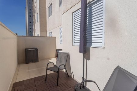 Varanda espaço garden  de apartamento à venda com 1 quarto, 77m² em Centro, Diadema